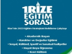 1. Rize Eğitim Şürası Tarihi Açıklandı