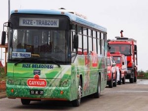 Rize Trabzon Otobüs Seferleri Yarın Başlıyor