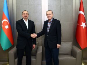 Cumhurbaşkanı Erdoğan, Gardaş Aliyev’le Görüştü