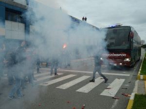 Trabzonspor’a Coşkulu Uğurlama