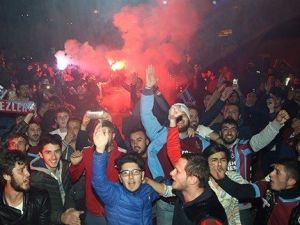 Trabzonspor’a Coşkulu Karşılama