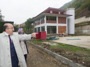 Başkan Gümrükçüoğlu Uyuşturucu İle Mücadele Merkezi İnşaatını Denetledi