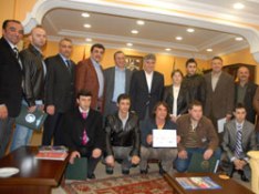 Rize'de rusça dilini öğrenenlere sertifika