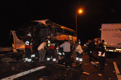 Bolu'da Zincirleme Trafik Kazası 10 Ölü, 47 Yaralı