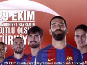 Barcelona’dan 29 Ekim Mesajı