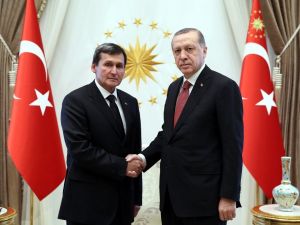 Erdoğan, Türkmenistan Dışişleri Bakanı’nı Kabul Etti