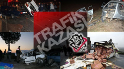 Of'ta trafik kazası 1 Ölü, 1 Yaralı