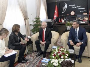 Kılıçdaroğlu Yeşiller Grubu Başkanı Harms’la Görüştü