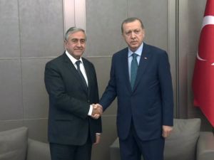 Erdoğan Ve Akıncı Bir Araya Geldi