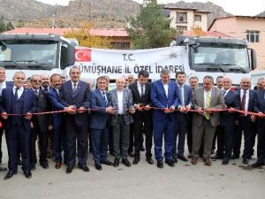 Gümüşhane İl Özel İdaresi’nin Araç Filosu Güçlendi