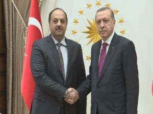 Cumhurbaşkanı Erdoğan, Katar Savunma Bakanını Kabul Etti