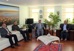 Rize Polis Hizmetlerini Geliştirme ve Destekleme Derneği'nden Emniyet Müdürü Aksoy'a Hayırlı Olsun Ziyareti