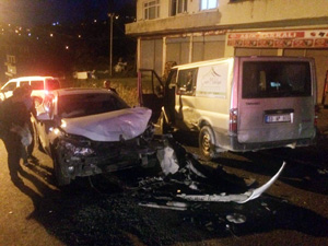 Rize’de Trafik Kazası 6 Yaralı