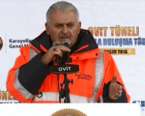 Başbakan Yıldırım: Ovit Tüneli 2017'nin Sonunda Hizmete Girecek