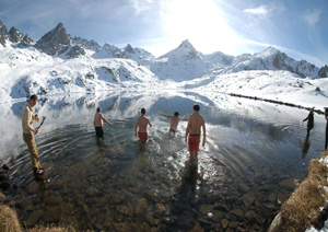 Kaçkar Dağları'nda Yüzme Şenliği Düzenlendi