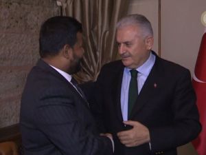 Yıldırım, Sri Lanka Ticaret Bakanı Bathuideen’i Kabul Etti
