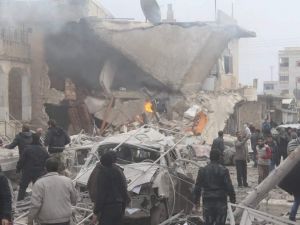 Suriye’de Hastaneye Hava Saldırısı