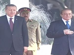 Erdoğan, Navaz Şerif İle Görüşüyor
