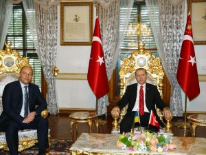 Erdoğan Ukrayna Parlamentosu Başkanı İle Görüştü