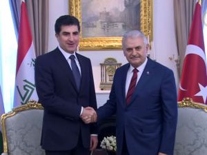 Başbakan Yıldırım Neçirvan Barzani İle Bir Araya Geldi