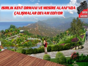 Isırlık Kent Ormanı ve Mesire Alanında Çalışmalar Devam Ediyor