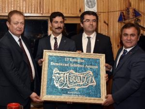 Derik’in Yeni Kaymakamı Kafkas’a Gümüşhane’de Veda Yemeği