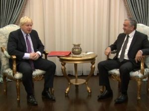 Akıncı İngiltere Dışişleri Bakanını Kabul Etti