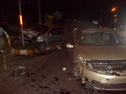 Trabzon'da trafik kazası 5 yaralı