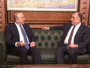 Çavuşoğlu Azerbaycanlı Mevkidaşı İle Görüştü