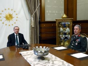Cumhurbaşkanı Erdoğan Org. Akar’ı Kabul Etti
