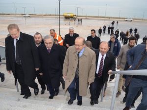 Cumhurbaşkanı Erdoğan’ın Açılışını Yapacağı Statta İncelemelerde Bulundular