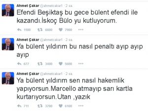 Ahmet Çakar Bülent Yıldırım’a Ateş Püskürdü