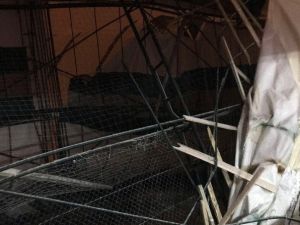 Şiran’da Halı Saha Çöktü: 4 Yaralı