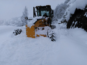 Rize’de 43 Köy Yolu Kardan Ulaşıma Kapandı
