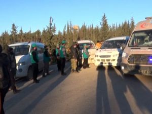 Halep’ten Ayrılan Siviller İdlib’de