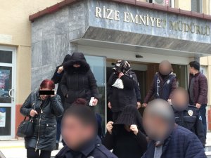 Rize'deki Fuhuş Operasyonunda 5 Tutuklama