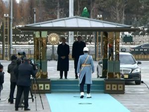 Erdoğan Konuğunu Resmi Törenle Karşıladı