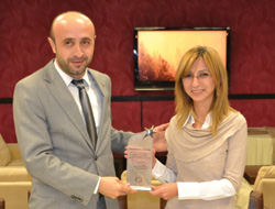 Temizel’den Genç MÜSİAD’a Plaket