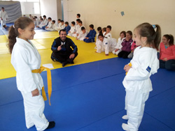 Rize'de Judo Kuşak Sınavı Yapıldı