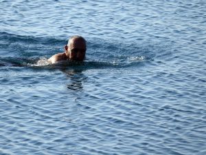Antalya’da Kar Manzaralı Deniz Keyfi