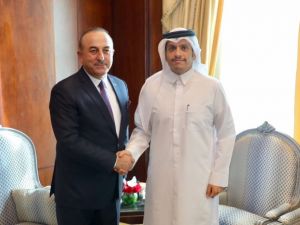 Çavuşoğlu Katarlı Mevkidaşı İle Görüştü