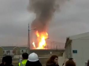 Bakü’de Doğal Gaz Hattında Patlama