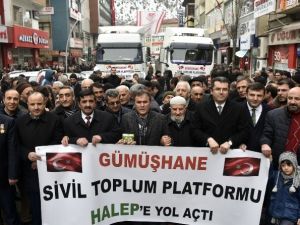 Gümüşhane’den Halep’e Yol Açtılar