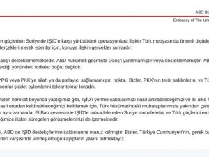 Abd Büyükelçiliğinden İlginç Açıklama !