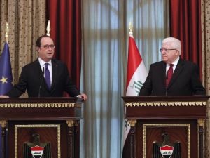 Hollande, Fuad Masum’la Görüştü