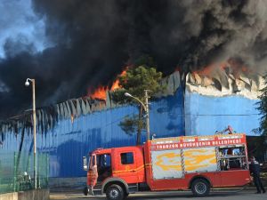 Organize Sanayi Sitesinde Korkutan Yangın