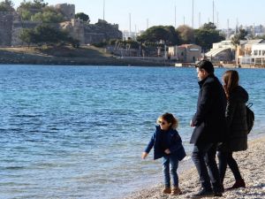Bodrum’da Ocak Ayında Baharı Yaşadılar