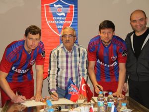 Karabükspor’da İki İmza Birden