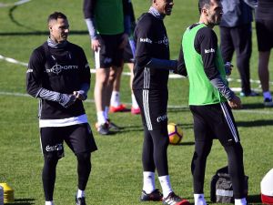 Beşiktaş Pas Antrenmanı Yaptı