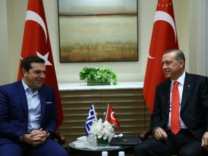 Cumhurbaşkanı Erdoğan Çipras İle Görüştü